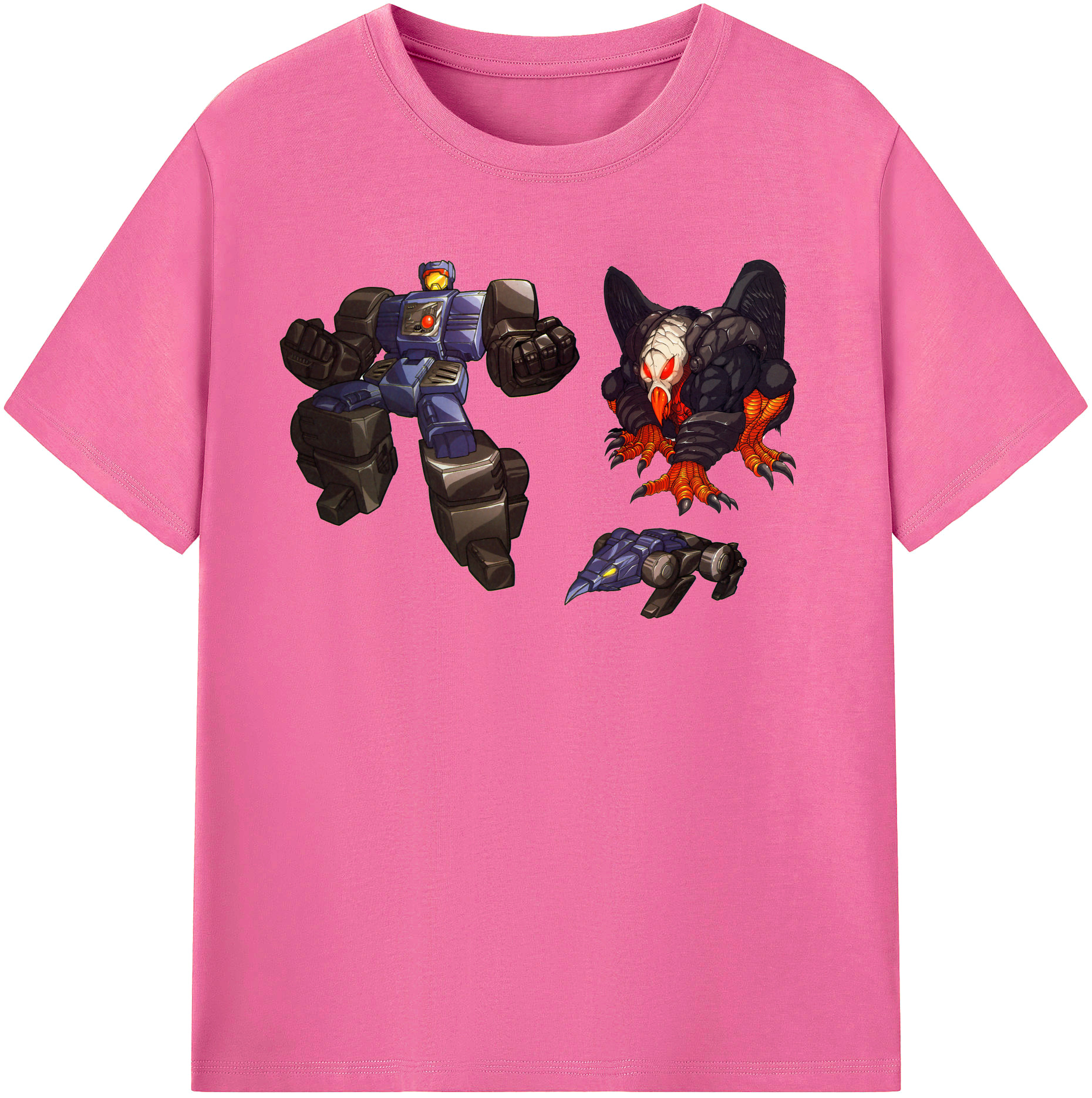 （画像用）  レディースカジュアルプリントTシャツ（綿100％）
